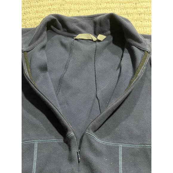 Athleta Cassidy Ponte Knit Dress Long Sleeve Stretch Womens Sz Small Blue 868990 - Picture 6 of 13